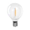 Belle Luci Belle Luci Holiday Bright Lights LED G50 Single Filament LED Replacement Bulb Warm White 2.5 in. 25 BLBUG5025W - alternate 2